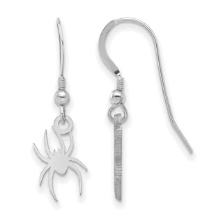 Sterling Silver LogoArt University of Richmond Spider Dangle Earrings