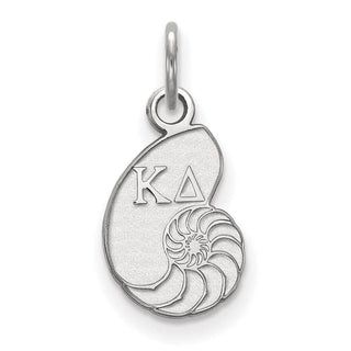 Sterling Silver Rhodium-plated LogoArt Kappa Delta Sorority Symbol Extra Small Pendant