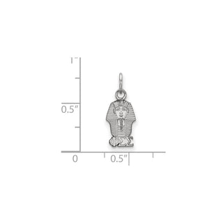 Sterling Silver Rhodium-plated LogoArt Phi Sigma Sigma Sorority Symbol Extra Small Pendant