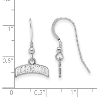 Sterling Silver LogoArt University of Richmond Script Dangle Earrings