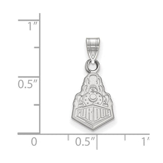 10k White Gold LogoArt Purdue University Boilermakers Train Logo Small Pendant