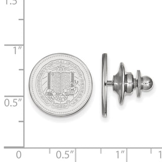 Sterling Silver Rhodium-plated LogoArt University of California Berkeley Crest Lapel Pin