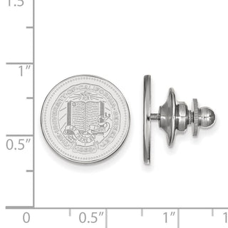14k White Gold LogoArt University of California Berkeley Crest Lapel Pin