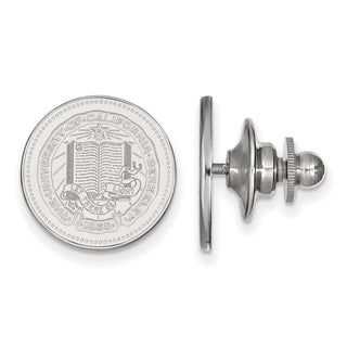 14k White Gold LogoArt University of California Berkeley Crest Lapel Pin