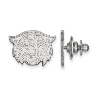 Sterling Silver Rhodium-plated LogoArt Villanova University Wildcat Lapel Pin