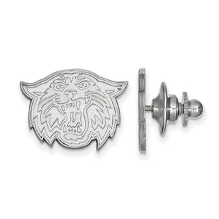 Sterling Silver Rhodium-plated LogoArt Villanova University Wildcat Lapel Pin