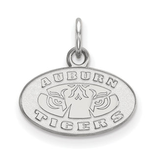 14k White Gold LogoArt Auburn Tigers Extra Small Pendant