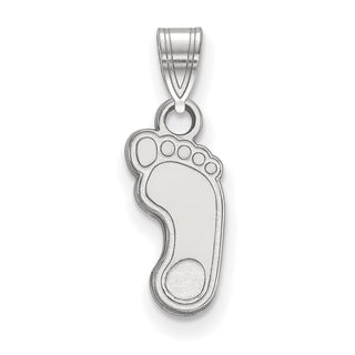 14k White Gold LogoArt University of North Carolina Tar Heel Small Pendant