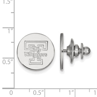 14k White Gold LogoArt University of Tennessee Lady Volunteers Lapel Pin