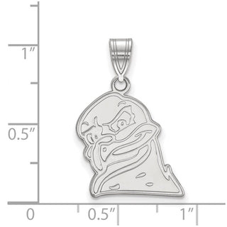 10k White Gold LogoArt Virginia Tech HokieBird Large Pendant 1W061VTE