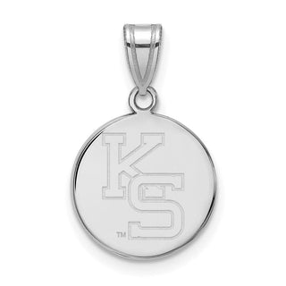 10k White Gold LogoArt Kansas State University K-S Medium Pendant 1W067KSU