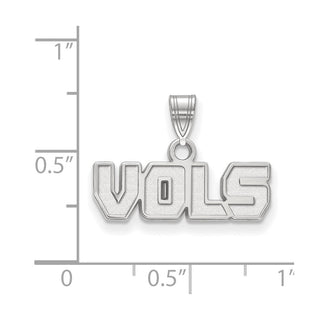 14k White Gold LogoArt University of Tennessee Vols Small Pendant