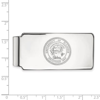 10k White Gold LogoArt University of Illinois Crest Money Clip