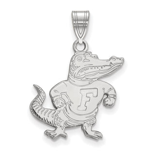 14k White Gold LogoArt University of Florida Gator Large Pendant 4W072UFL