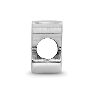 Sterling Silver NHL LogoArt St. Louis Blues Enameled Logo Bead
