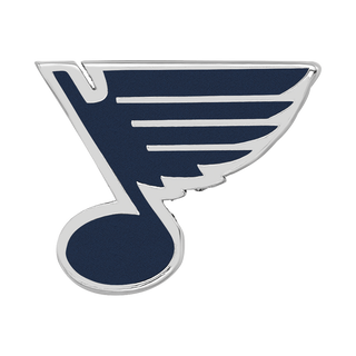 Sterling Silver NHL LogoArt St. Louis Blues Enameled Logo Bead