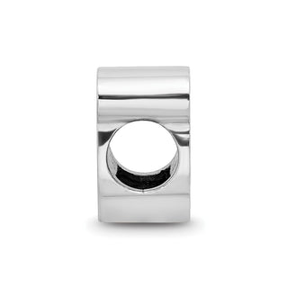Sterling Silver NHL LogoArt New Jersey Devils Enameled Logo Bead