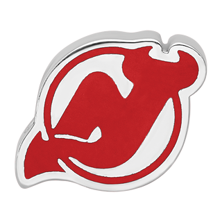 Sterling Silver NHL LogoArt New Jersey Devils Enameled Logo Bead