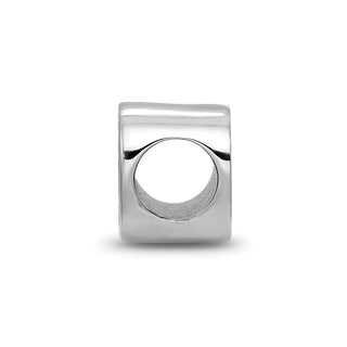 Sterling Silver NHL LogoArt Carolina Hurricanes Enameled Logo Bead