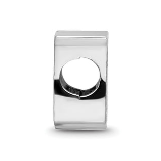 Sterling Silver NHL LogoArt New York Rangers Enameled Logo Bead