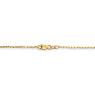 24" 14k Yellow Gold .95mm Twisted Box Chain Necklace