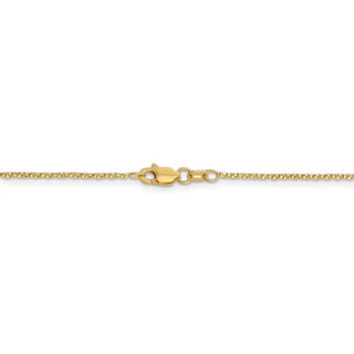 18" 14k Yellow Gold .95mm Twisted Box Chain Necklace