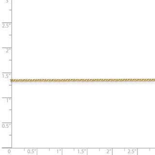 24" 14k Yellow Gold .95mm Twisted Box Chain Necklace