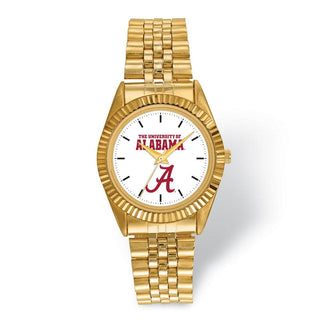 LogoArt University of Alabama Pro Gold-tone Gents Quartz Watch