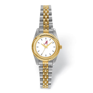 LogoArt University of Alabama Pro Two-tone Ladies Quartz Watch
