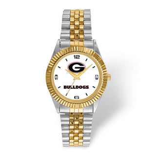 LogoArt University of Georgia Pro Two-tone Gents Quartz Watch