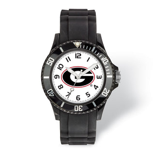 LogoArt University of Georgia Scholastic Silicone Strap Quartz Watch