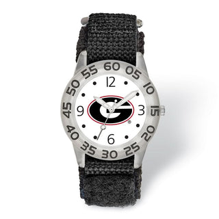 LogoArt University of Georgia Childs Fan Nylon Strap Quartz Watch
