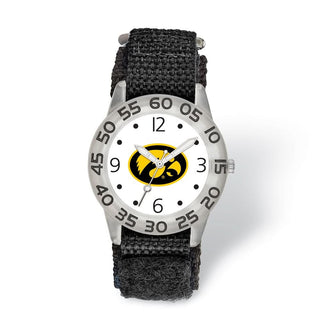 LogoArt University of Iowa Childs Fan Nylon Strap Quartz Watch