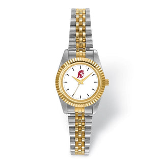 LogoArt University of Southern California Pro Two-tone Ladies Quartz Watch