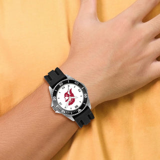 LogoArt University of Southern California Collegiate Gents Silicone Strap Quartz Watch