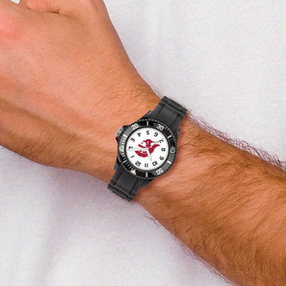 LogoArt University of Southern California Scholastic Silicone Strap Quartz Watch