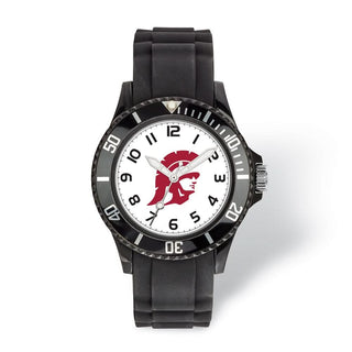 LogoArt University of Southern California Scholastic Silicone Strap Quartz Watch
