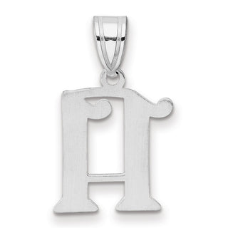 14k White Gold Polished Number 11 Pendant WAPN11