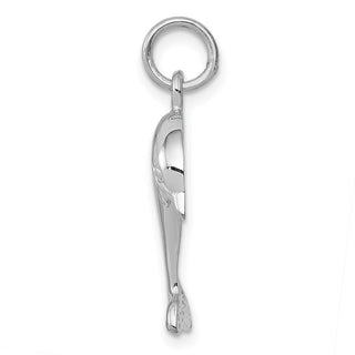 14k White Gold Dolphin Charm WCH106