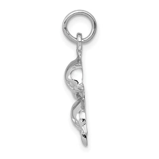 14k White Gold Dolphin Charm WCH107