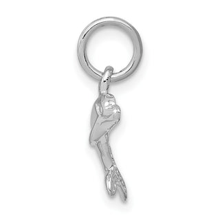 14k White Gold Dolphin Charm WCH111