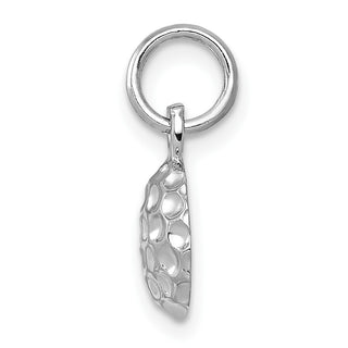14K White Gold Golf Ball Charm