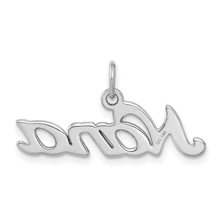 14K White Gold Nana Charm