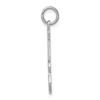 14k White Gold Guitar Charm WCH70