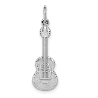 14k White Gold Guitar Charm WCH70