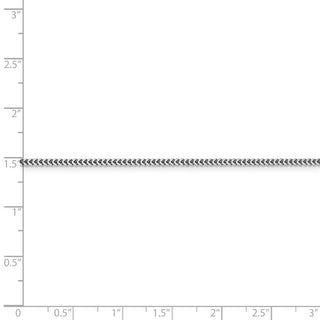 30" 14k White Gold 1.4mm Franco Chain Necklace