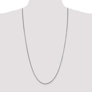 30" 14k White Gold 1.4mm Franco Chain Necklace