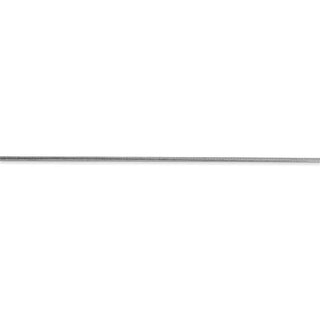 7" 14k White Gold .9mm Round Snake Chain Bracelet