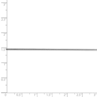 30" 14k White Gold .9mm Round Snake Chain Necklace