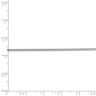 30" 14k White Gold 1.4mm Round Snake Chain Necklace
